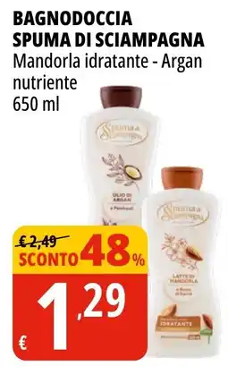 Tigros Spuma di Sciampagna Mandorla idratante - Argan nutriente offerta