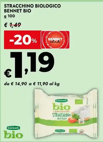 Bennet Stracchino biologico Bennet Bio offerta