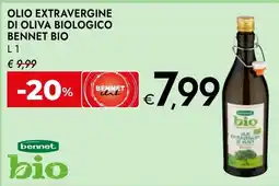 Bennet Olio extravergine di oliva biologico Bennet bio offerta