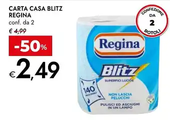 Bennet Carta Casa Blitz Regina offerta