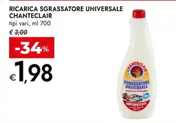 Bennet Ricarica sgrassatore universale Chanteclair offerta