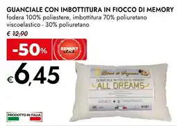 Bennet Guanciale in fiocco di memory All Dreams offerta