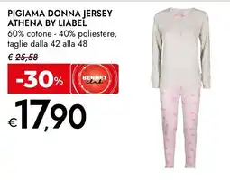 Bennet PIGIAMA DONNA JERSEY ATHENA BY LIABEL offerta