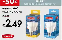 Bennet Lampada LED Bennet offerta