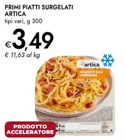 Bennet Primi piatti surgelati Artica offerta
