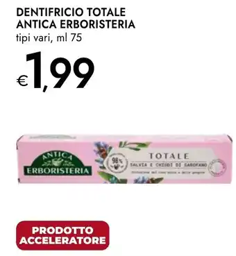 Bennet DENTIFRICIO TOTALE ANTICA ERBORISTERIA offerta