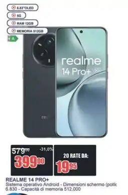 Trony realme 14 Pro+ offerta