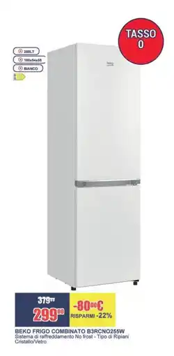 Trony BEKO FRIGO COMBINATO B3RCNO255W offerta