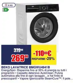 Trony Beko Lavatrice BMGWU4941B offerta