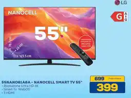 Euronics LG 55NANO81A6A - NANOCELL SMART TV 55" offerta
