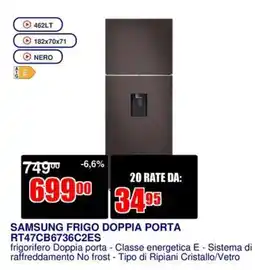 Trony SAMSUNG FRIGO DOPPIA PORTA offerta