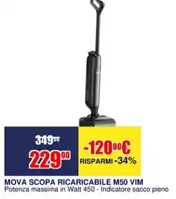 Trony MOVA SCOPA RICARICABILE M50 VIM offerta