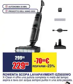 Trony ROWENTA SCOPA LAVAPAVIMENTI GZ5035WO offerta