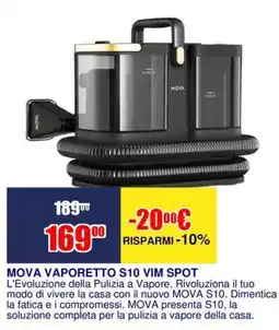 Trony MOVA VAPORETTTO S10 VIM SPOT offerta