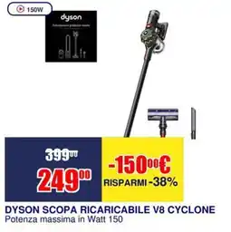 Trony DYSON SCOPA RICARICABILE V8 CYCLONE offerta