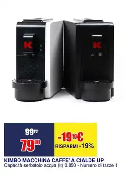 Trony KIMBO MACCHINA CAFFE' A CIALDE UP offerta