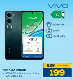 Euronics vivo Y21d offerta