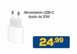 Euronics Alimentatore USB-C Apple offerta
