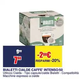 Trony BIALETTI CIALDE CAFFE' INTENSO offerta