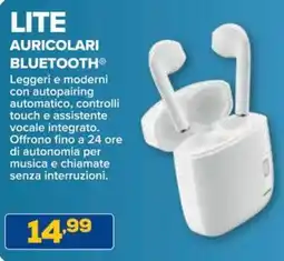 Euronics LITE AURICOLARI BLUETOOTH® offerta