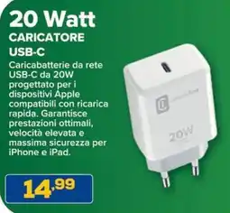 Euronics Caricatore USB-C Cellularline offerta