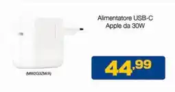 Euronics Alimentatore USB-C Apple offerta