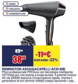 Trony REMINGTON ASCIUGACAPELLI AC9140B offerta