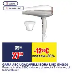 Trony GAMA ASCIUGACAPELLI BORA LINO offerta