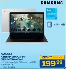 Euronics SAMSUNG GALAXY CHROMEBOOK 14" offerta