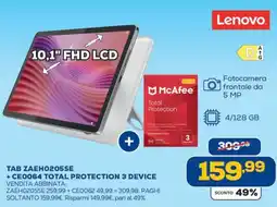 Euronics Lenovo TAB ZAEH0205SE offerta