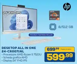 Euronics HP DESKTOP ALL IN ONE 24-CR0071NL offerta