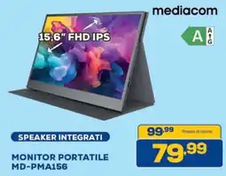 Euronics mediacom MONITOR PORTATILE MD-PMA156 offerta