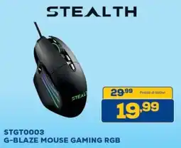 Euronics STEALTH G-BLAZE MOUSE GAMING RGB offerta
