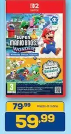 Euronics Super Mario Bros. Wonder offerta