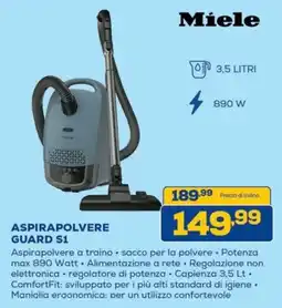 Euronics Miele ASPIRAPOLVERE GUARD S1 offerta