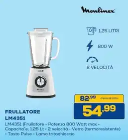 Euronics Moulinex FRULLATORE LM4351 offerta