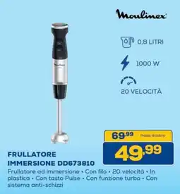 Euronics Moulinex Frullatore Immersione offerta