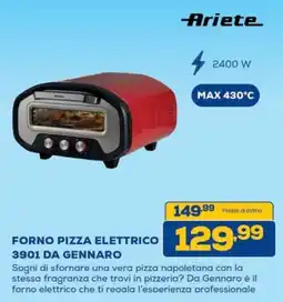 Euronics Forno pizza elettrico 3901 da Gennaro offerta