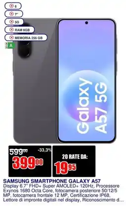 Trony SAMSUNG SMARTPHONE GALAXY A57 offerta