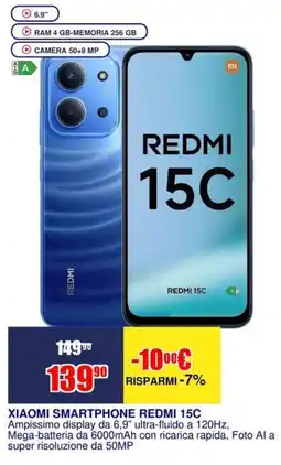 Trony XIAOMI SMARTPHONE REDMI 15C offerta