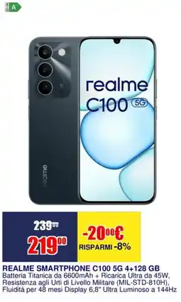 Trony realme C100 5G offerta