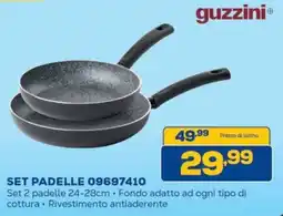 Euronics guzzini SET PADELLE offerta