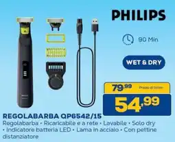 Euronics PHILIPS Regolabarba QP6542/15 offerta