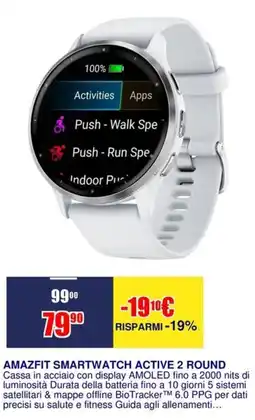 Trony AMAZFIT SMARTWATCH ACTIVE 2 ROUND offerta