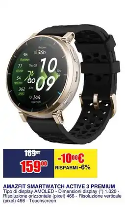 Trony AMAZFIT SMARTWATCH ACTIVE 3 PREMIUM offerta