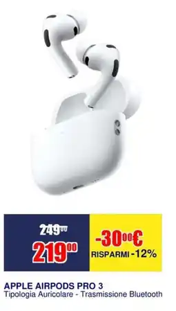 Trony APPLE AIRPODS PRO 3 offerta