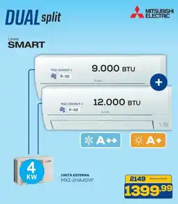 Euronics DUAL split Linea SMART offerta