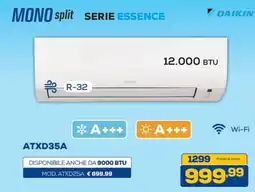 Euronics MONO split SERIE ESSENCE DAIKIN offerta