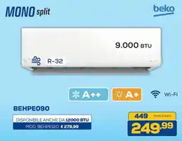 Euronics MONO split BEKO offerta