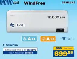 Euronics MONO split WindFree SAMSUNG offerta